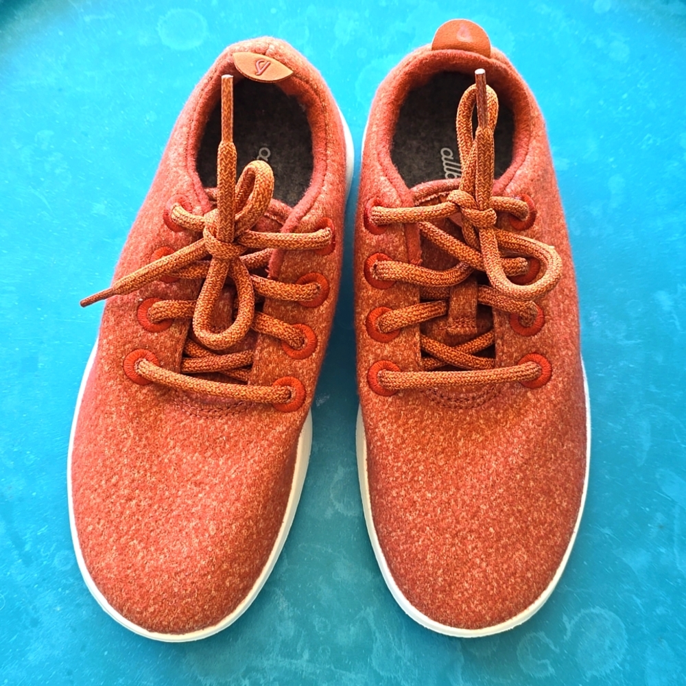 Allbirds Wool Runners Womens Shoes Rust NEW size 5